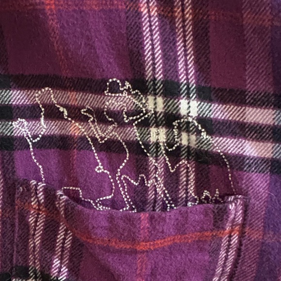 Cakeworthy! Disney Haunted Mansion Purple Checkered Shirt - Picture 4 of 5